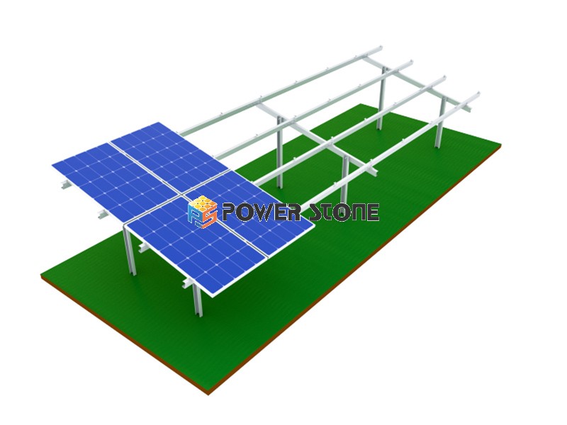 H pile solar ground  mounting system